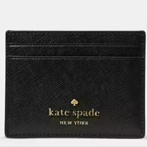 Kate Spade-Madison Slim Card Holder (Black ♠️)